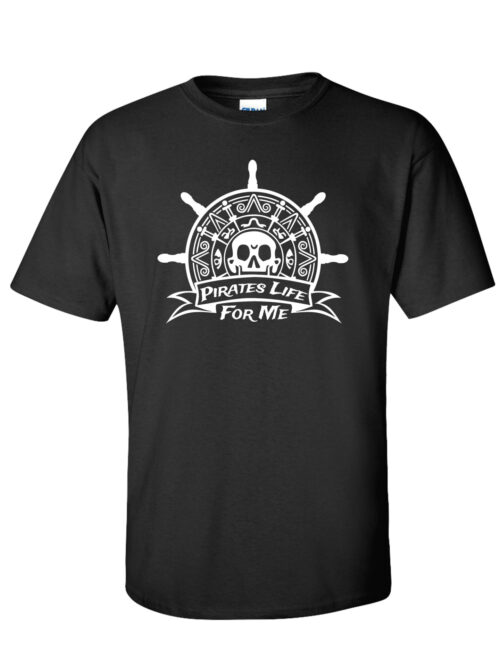 Pirates Life for Me Black T-Shirt