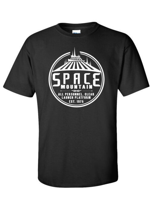 Space Mountain Black T-Shirt