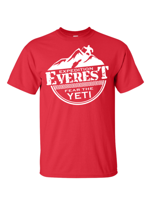 Everest - Fear the Yeti Red T-Shirt