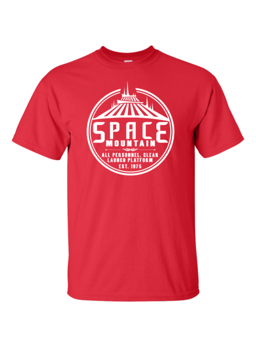 Space Mountain Red T-Shirt