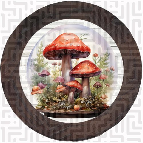 Vintage Snow Globe Bierdeckel