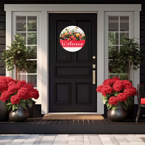 Mix of Roses Door Hanger