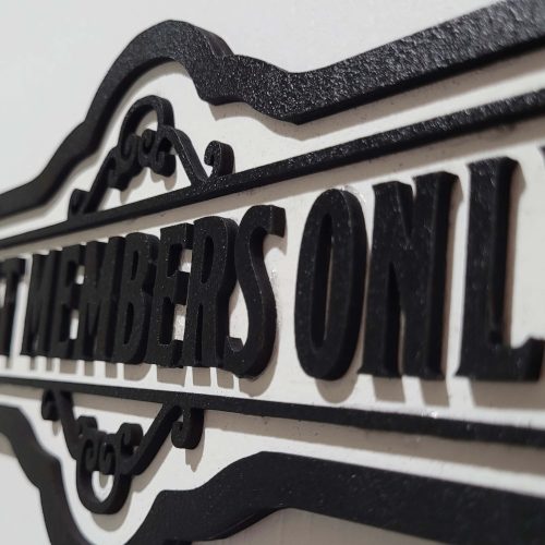 Handcrafted Disney Cast Member Only Sign