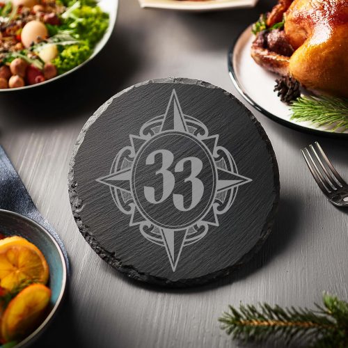 Club 33 Chiseled Slate Coasters