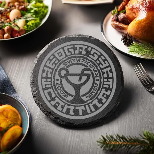 Oga's Cantina Chiseled Slate Coasters