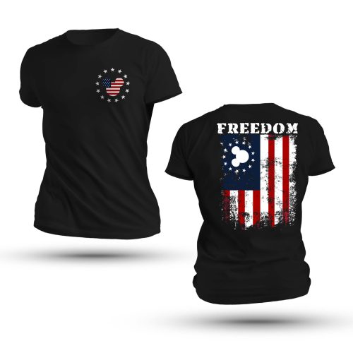 Mickey Freedom USA Flag