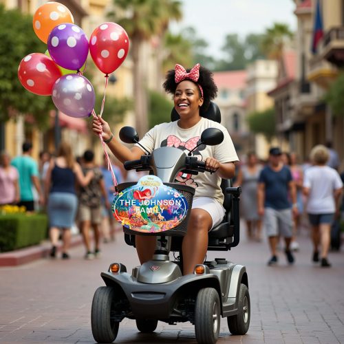 Custom The Little Mermaid Scooter - Stroller Name Tag