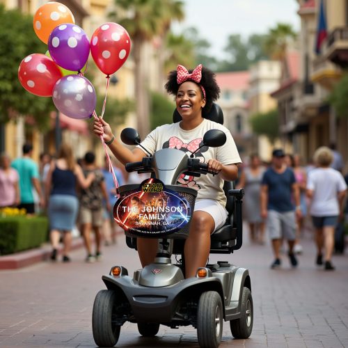 Custom Star Wars Character Scene Scooter - Stroller Name Tag