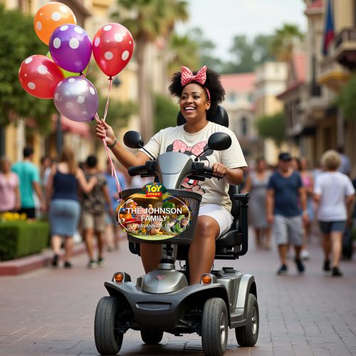 Custom Toy Story Scooter - Stroller Name Tag